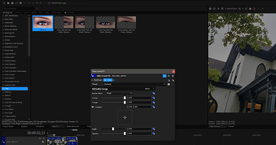Step 3: Apply Crop Effect