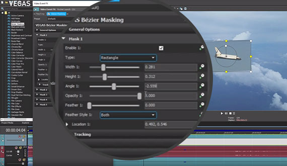 STEP 4: The Bézier Masking Controls