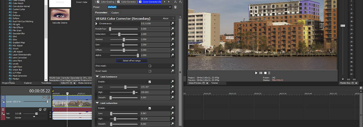 Step 5: Secondary Color Corrector