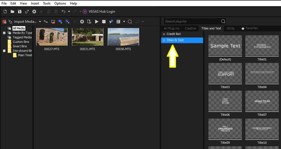 STEP 4: Click Titles and Text
