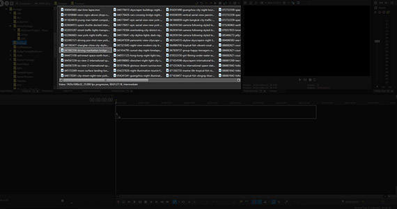 Step 1: Bring a video event into the timeline